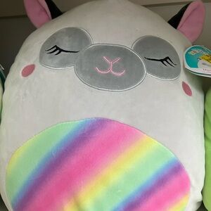 Rainbow Alpaca Plush Squishmallow